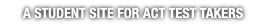 A Student Site for ACT Test Takers